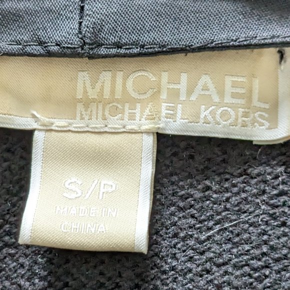 Michael - Michael Kors - Black Vest w/ Removable Faux Fur Trim Vest - Size S - Picture 8 of 8